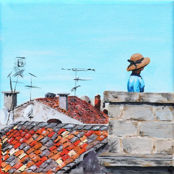 La dame au chapeau