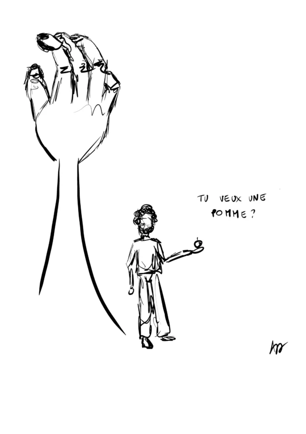 Tu veux une pomme
