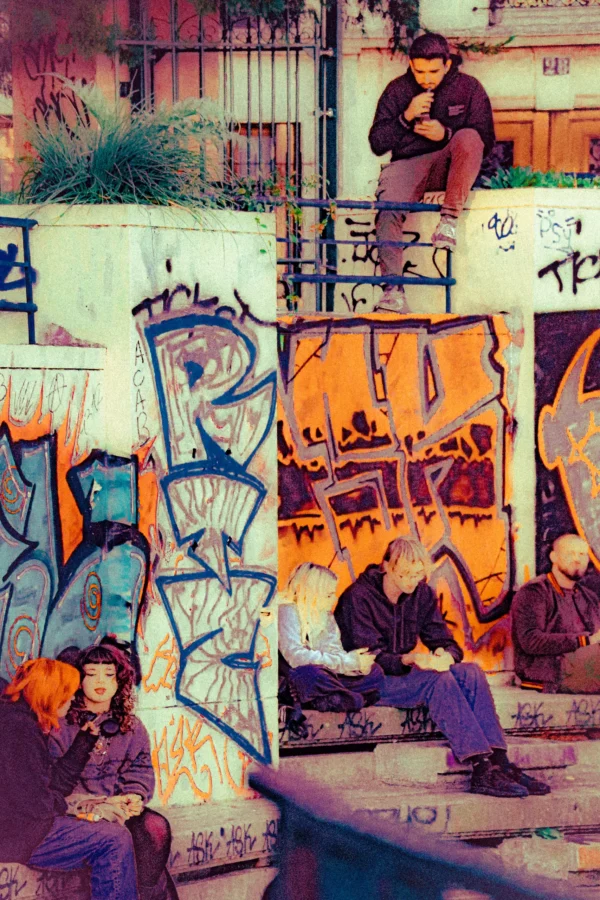 Paris, tag (gauche)