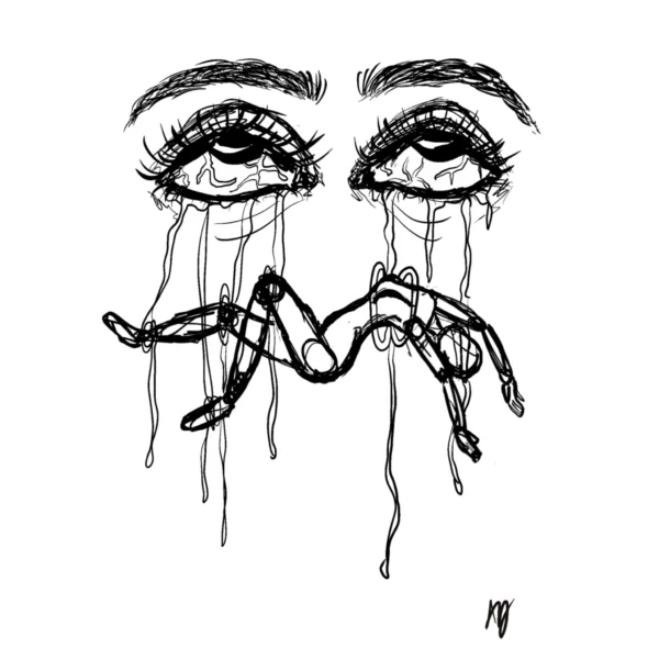 Crying a body